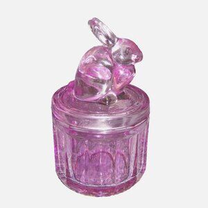 Target Bullseye's Playground Purple Bunny Rabbit Easter Spring Candy Jar Decor